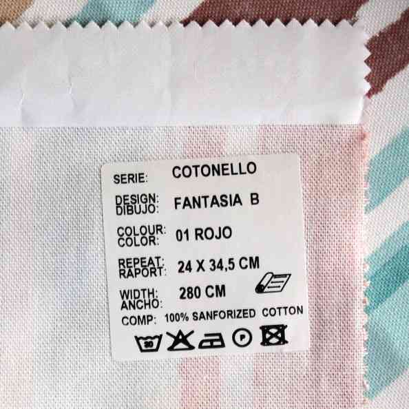 Cotonello Fantasia B 01 Rojo
