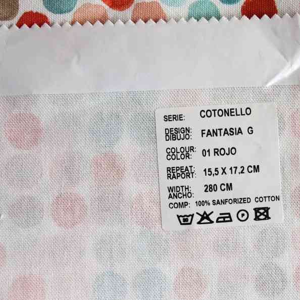 Cotonello Fantasia G 01 Rojo