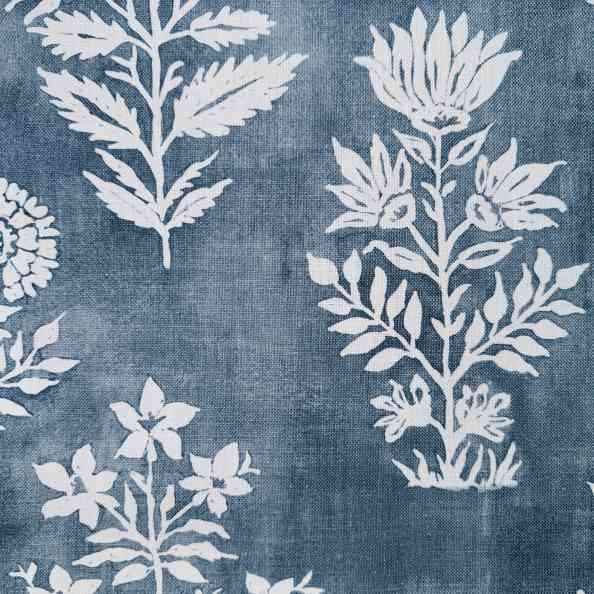 Floral Batik Cornflower Blue