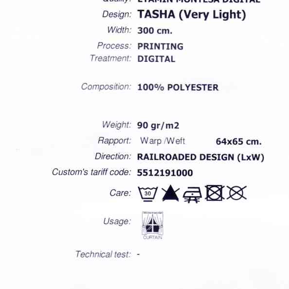 Etamin Montesa Tasha 1